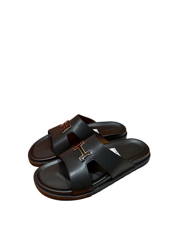 Hermès Oran Cowhide H-shaped SlippersItem ID