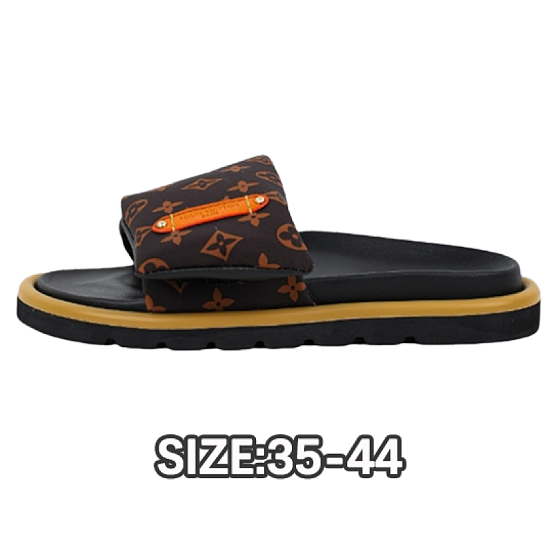 Louis Vuitton L V Couple Thick-soled Velcro Slippers