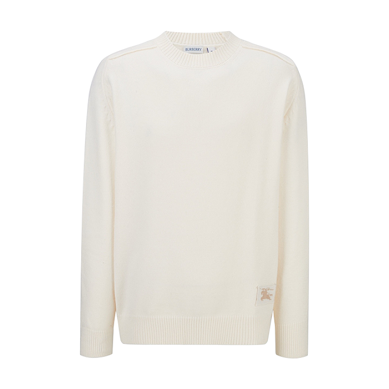 Burberry Equestrian Jacquard Logo Knit Sweater