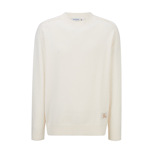 Burberry Equestrian Jacquard Logo Knit Sweater