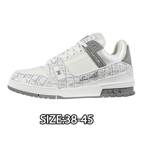Louis Vuitton Hottest Fashion Shoes Himalaya White Crocodile Leather