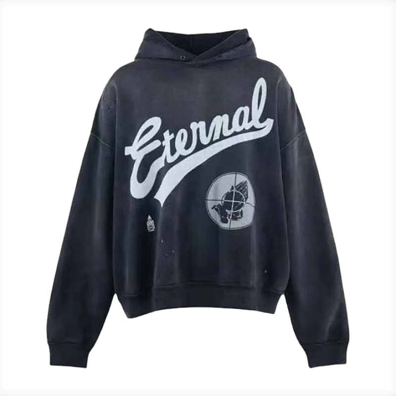 S Michael 25Fw Prayer Heart Print Hoodie