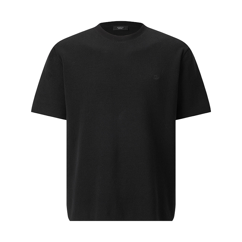 Gucci Embroidered Double G Logo Knit Sweater