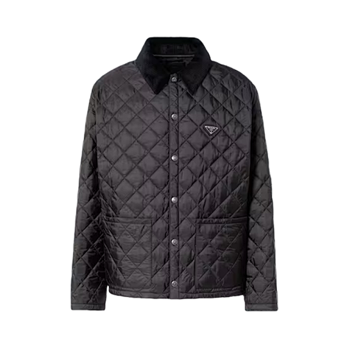 Prada Diamond Check Cotton Jacket