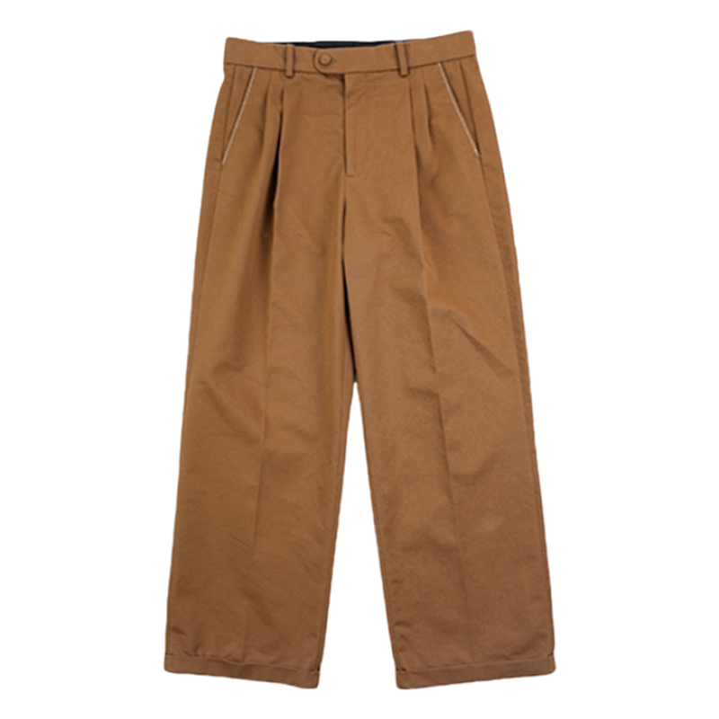 L V Casual Pants In Coffee Color