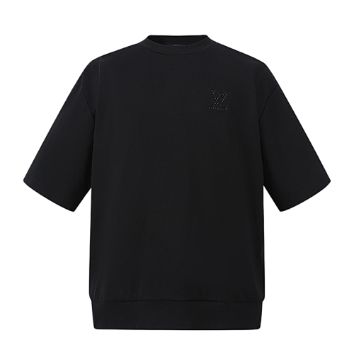 180CNY0 Decorative Knit Short Sleeve
