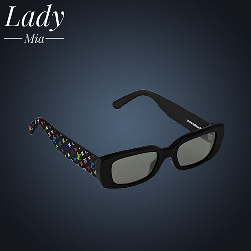 Louis Vuitton L Takashi Murakami Co-branded Sunglasses Black
