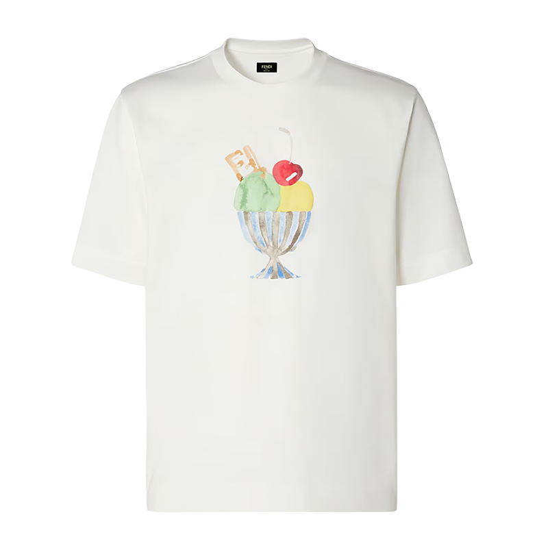 Ice Cream Print Short-sleeve