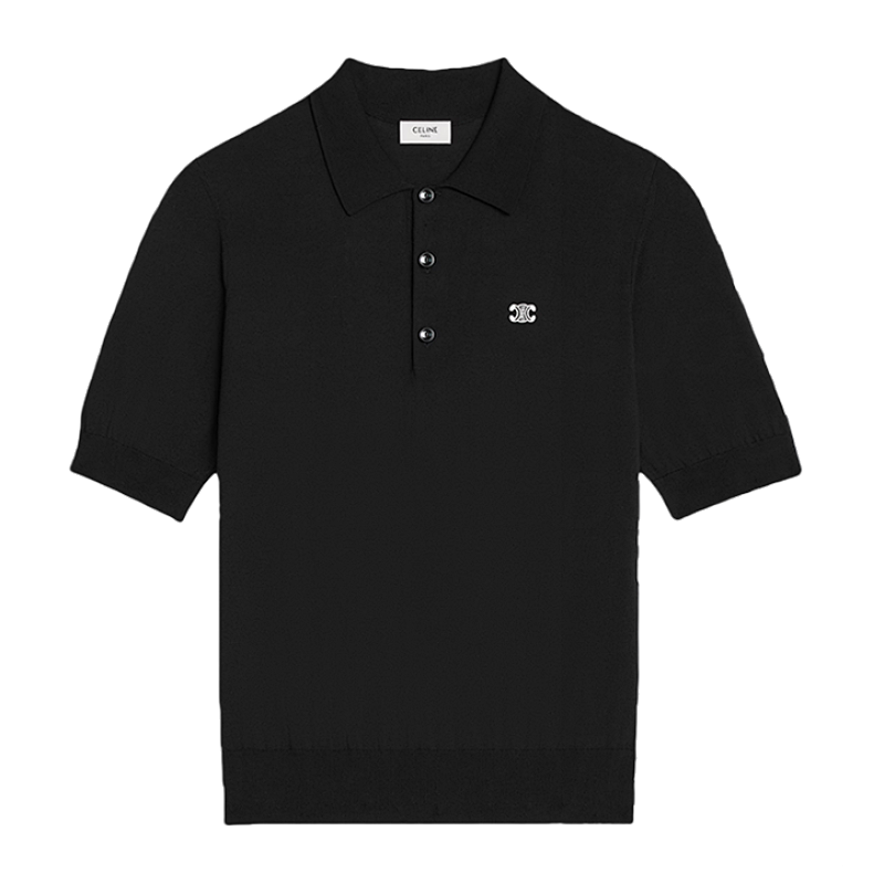 Celine Arc De Triomphe Polo Fabric Exclusively Woven And Dyed 60-count 3-ply Mercerized Si