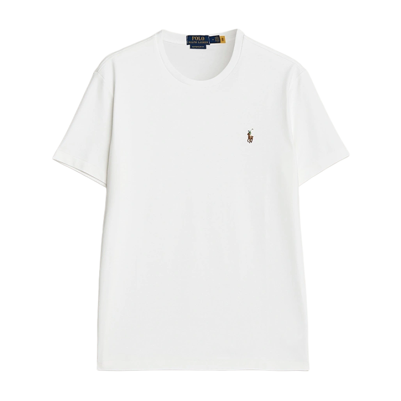 Solid Color Round Neck Short Sleeves