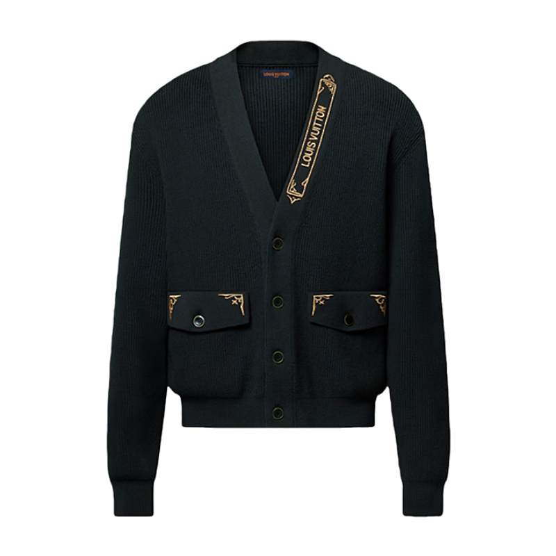 Embroidered Knitted Cardigan