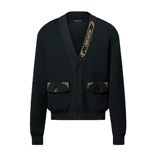 Embroidered Knitted Cardigan