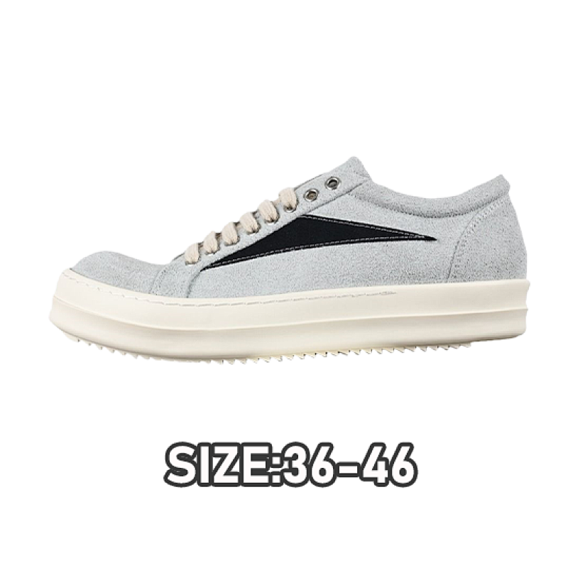 Rick Owens R O Low Top Oyster White
