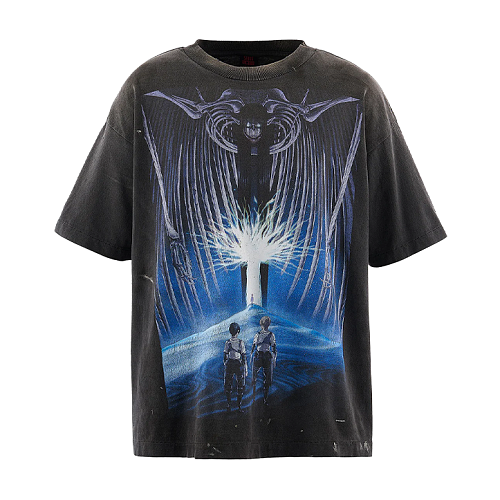Giant Skeleton Print Short Sleeve