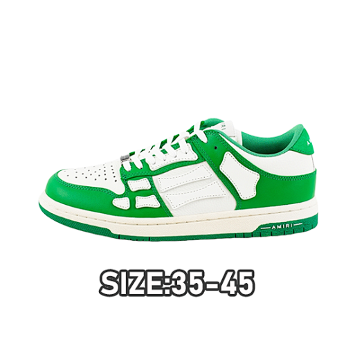 Amiri A Miri Skeleton Board Shoes White Green