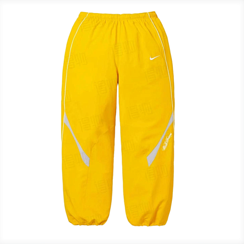 Supreme S P 25ss Collaboration Swoosh Pattern Trousers