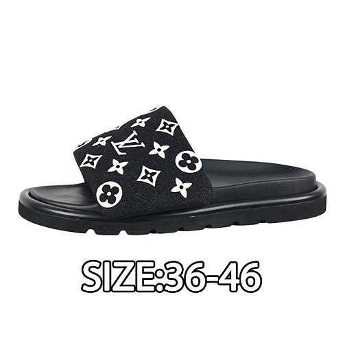 Reading Glasses Printed Open-Toe Slide Sandals Black And White