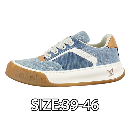 Louis Vuitton Suede Biscuit Sneakers