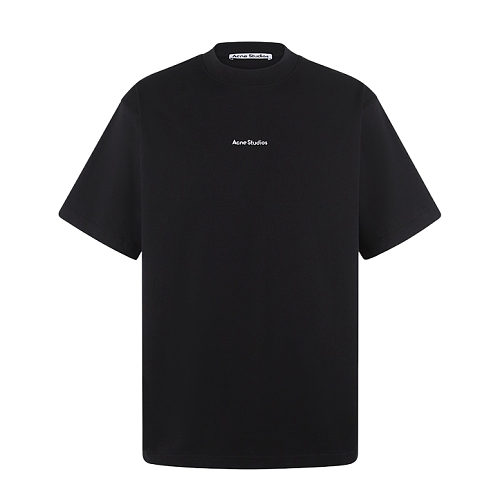 Logo And Letter Embroidered Short-sleeved T-shirt