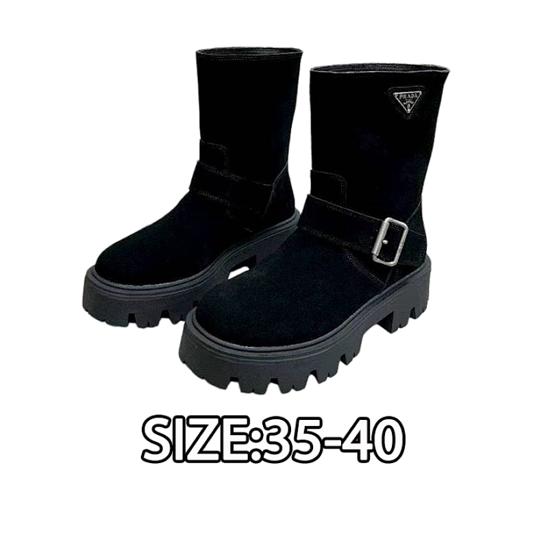 Prada S Iconic Triangle Logo Boots A True Showstopper This Is A Series That Becomes Imposs