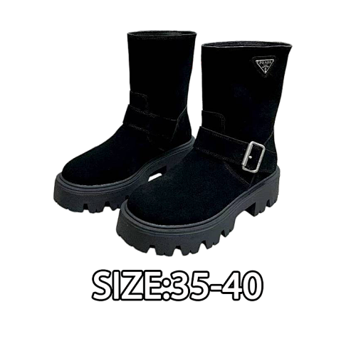 Prada S Iconic Triangle Logo Boots A True Showstopper This Is A Series That Becomes Imposs