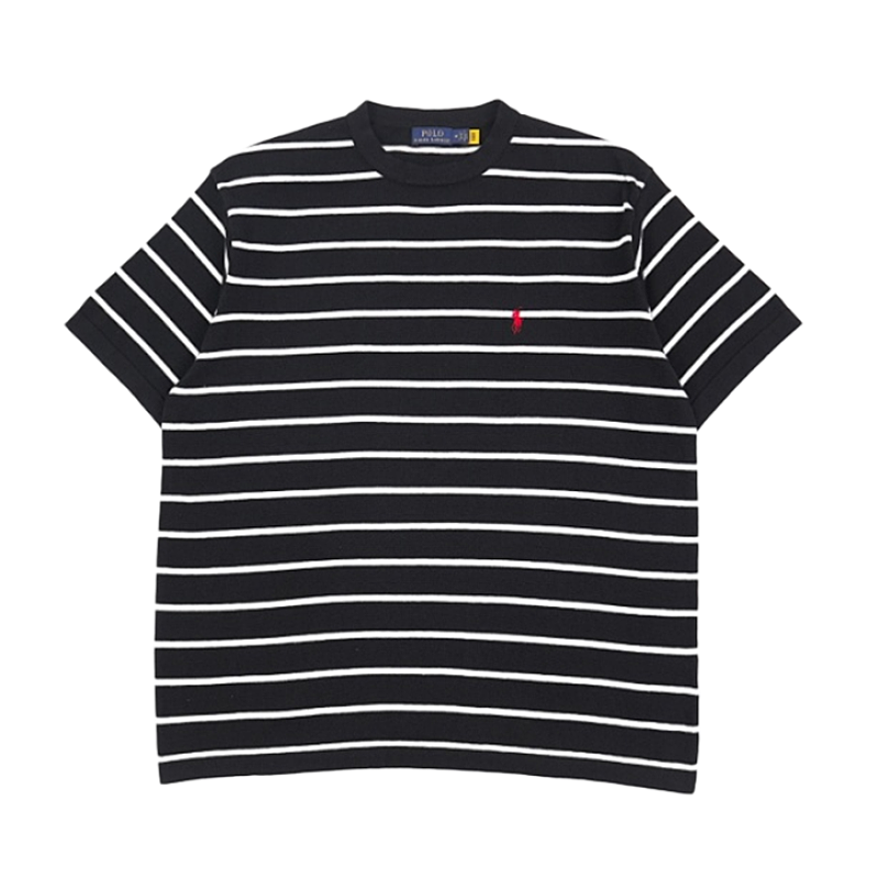 Crew-Neck Short-Sleeve Knit Top