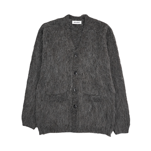 Grey Mohair Cardigan