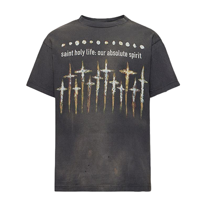 S M Nine Inch Nails Printed Short Sleeve