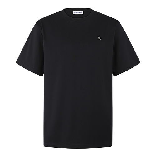 Metal Knight Logo Cotton T-Shirt