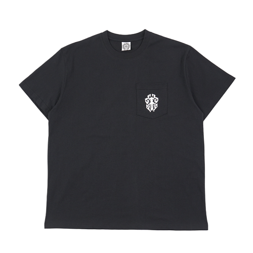 Pocket Vine Sword Print Short-sleeved Shirt