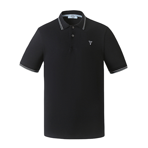 Prada 24 P Rada Classic Logo Embroidered Polo Shirt
