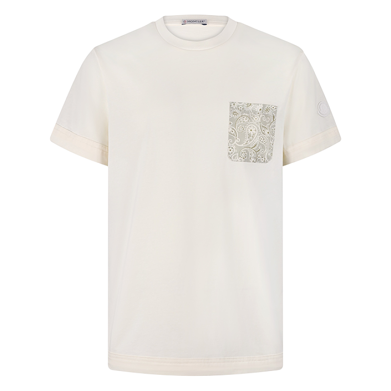 Paisley Print Cotton Short-Sleeve T-Shirt