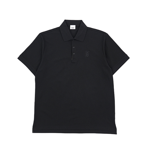 Bbr Small BT Embroidered Polo Short-Sleeve T-Shirt - Black