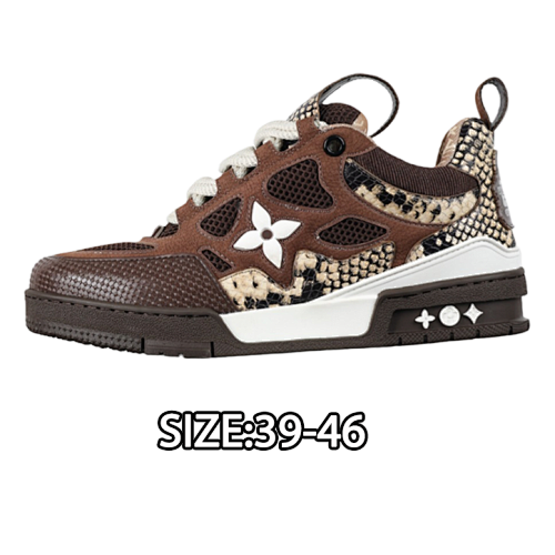 Louis Vuitton C7 Custom Animal Leather Shoes With Swarovski Crystals