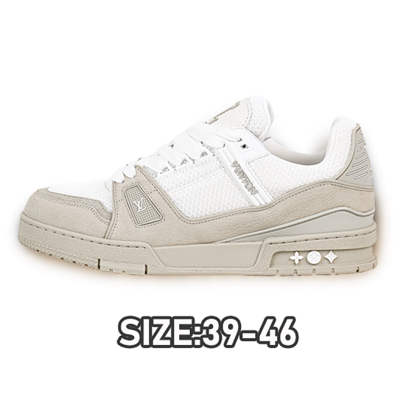Louis Vuitton Trainer Beige Sneakers