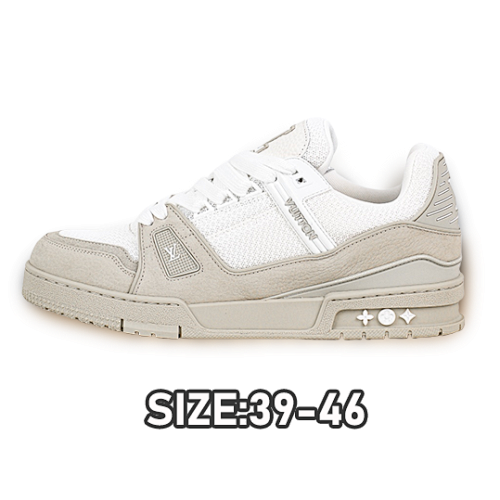 Louis Vuitton Trainer Beige Sneakers