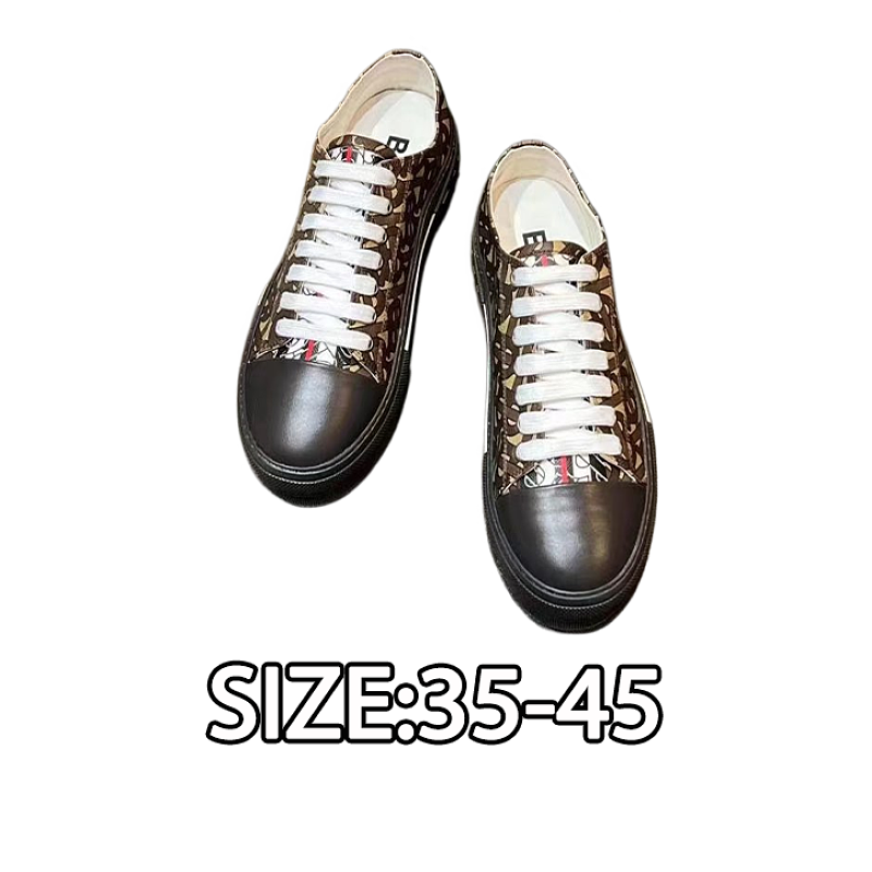 Burberry Retro Plaid Cotton Sneakers