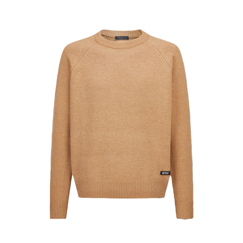 Prada P Rada Fabric Logo Knitted Pullover