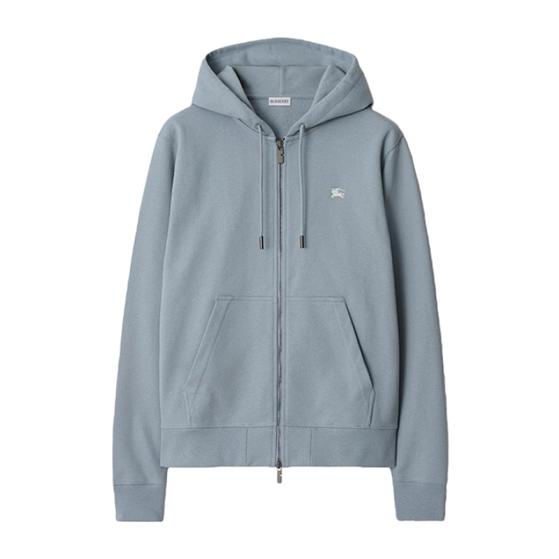 Bbr Embroidered Zip Hoodie