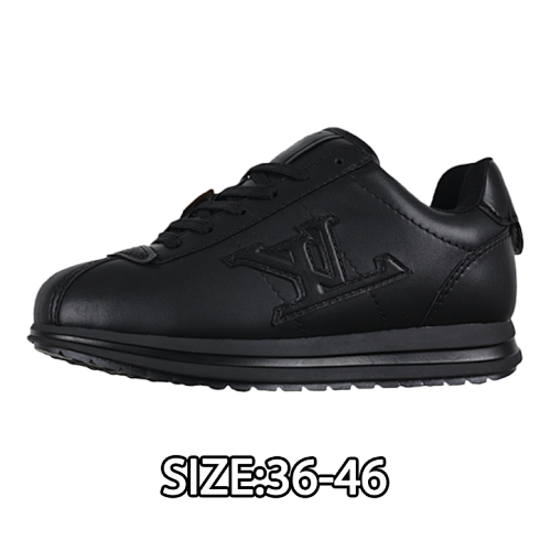 Louis Vuitton Collaboration Low-top Round-toe Lace-up
