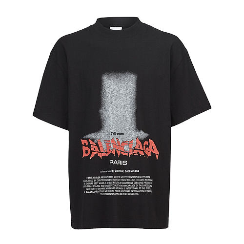 Paris Print Logo Short-sleeved Shirt