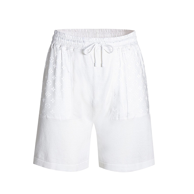 Louis Vuitton Solid-Color Shorts With Drawstring And Nylon Panels