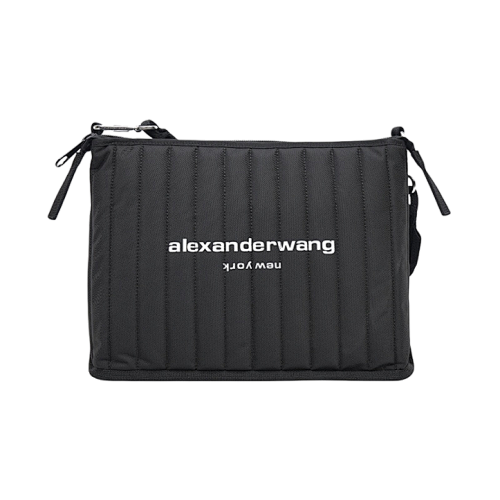 Large-capacity Checkered Nylon Shoulder Bag