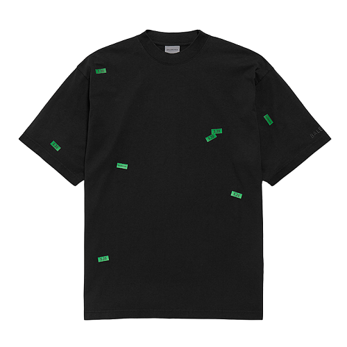 Label Sticker Print T-Shirt
