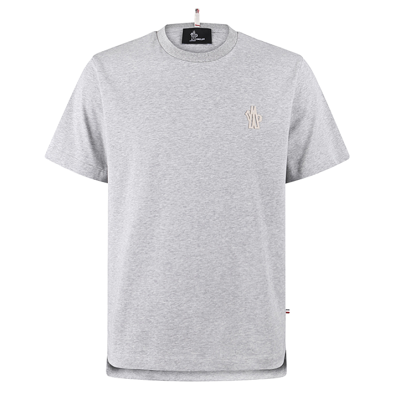Logo Patch Cotton Blend T-Shirt