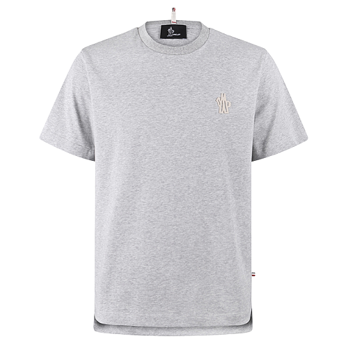 Logo Patch Cotton Blend T-Shirt