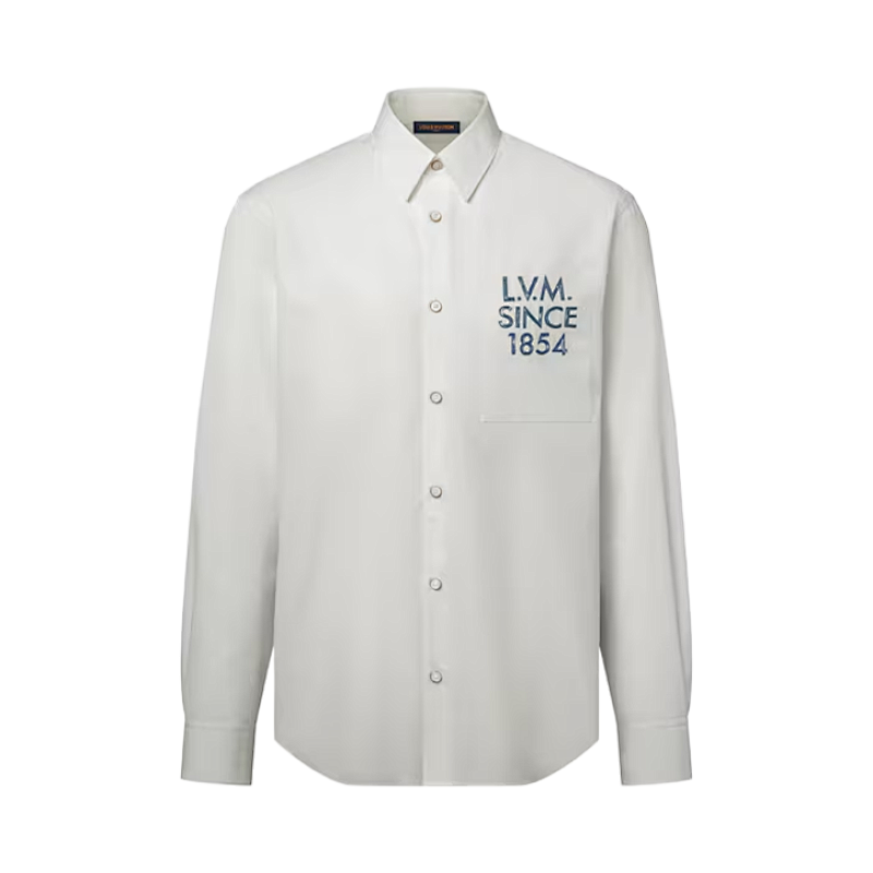 Louis Vuitton Satin Embroidered Shirt