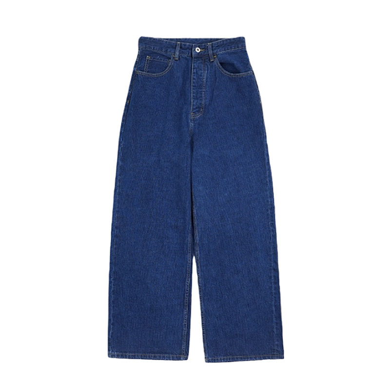 Basic Solid Color Denim Jeans