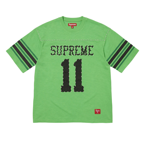 Supreme Letter-print Short-sleeve Soccer Jersey