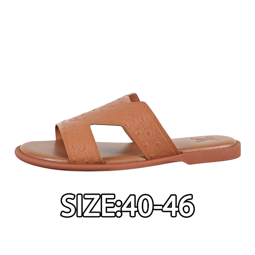 Mule Shoes Flip-flops Caramel Color